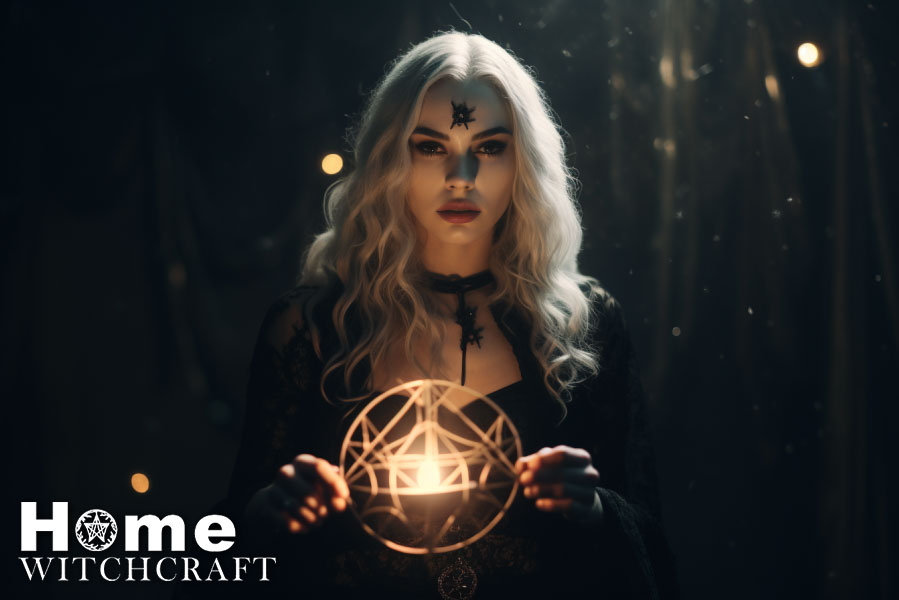 A golden pentacle to keep away lords
