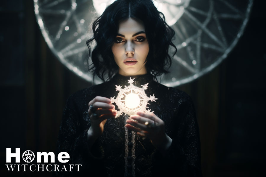 a snowflake pentacle is probably more fashion than function